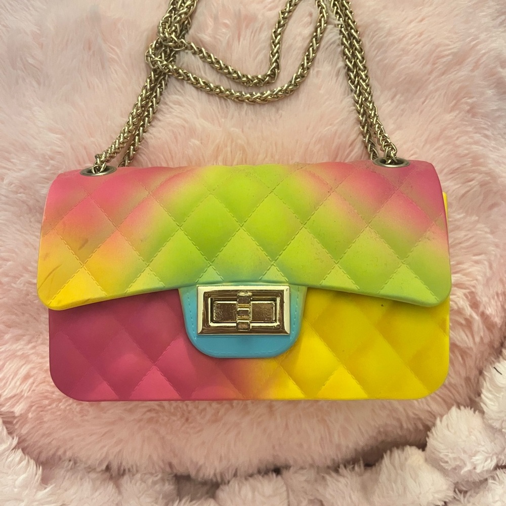 Colorful Chain Shoulder Bag